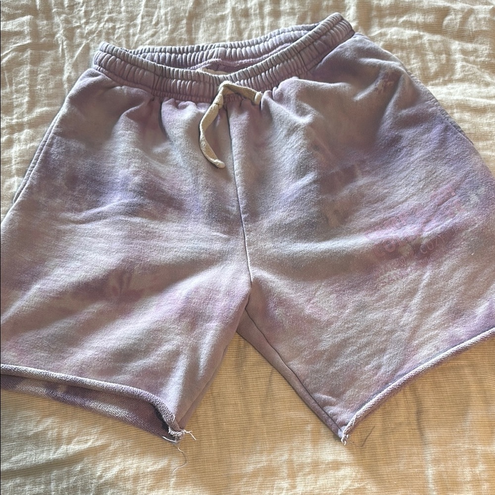 Camp High Tie dye shorts - purple haze
